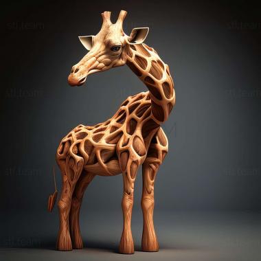 3D model giraffe (STL)